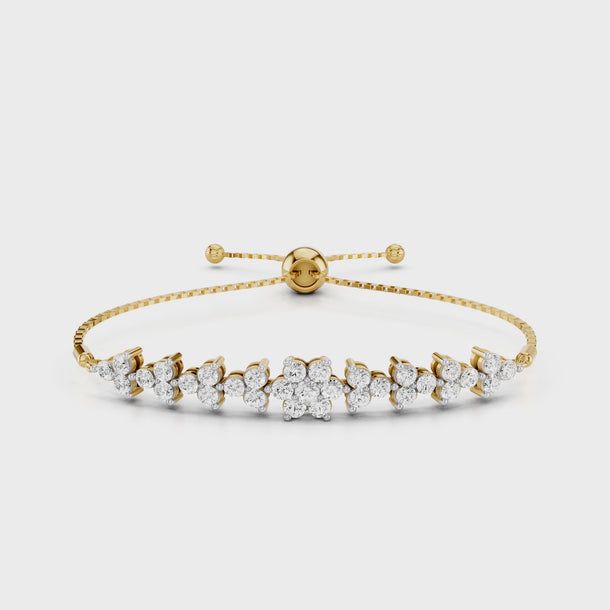 Flower_Diamond_Minimal_Design_Jewellery_Bolo_Bracelet_Adjustable_Office_Wear_Statement_Everyday_Yellow_Gold