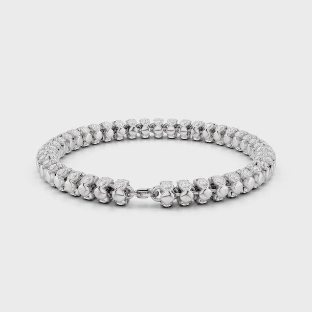 Serpenti_Bracelet_Minimal_Diamonds_Office_Wear_Statement_White_Gold_Jewellery
