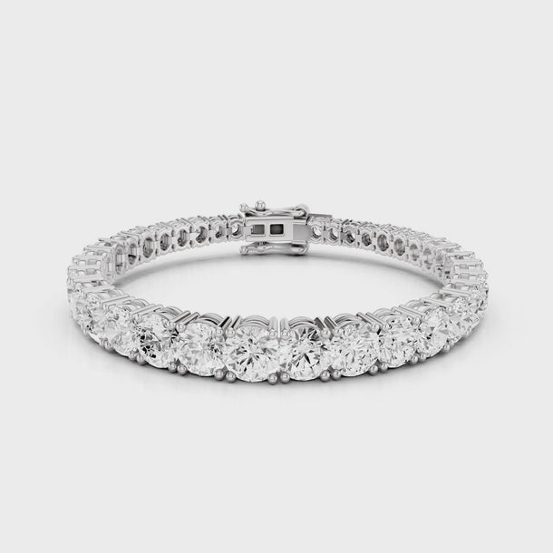 Minimal_Diamond_Tennis_Graduated_Riviera_Bracelet_Office_Wear_Statement_White_Gold_Jewellery
