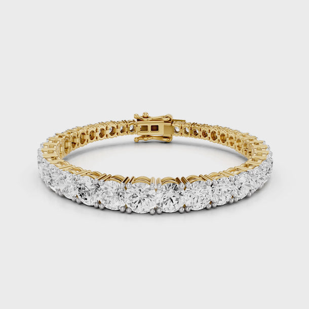 Minimal_Diamond_Tennis_Graduated_Riviera_Bracelet_Office_Wear_Statement_Yellow_Gold_Jewellery